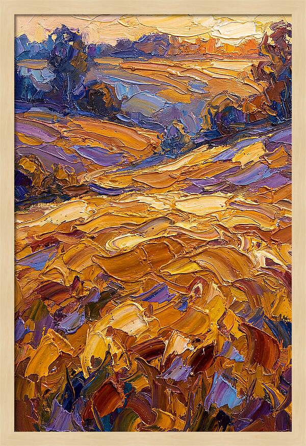 Golden Hour Over Fields