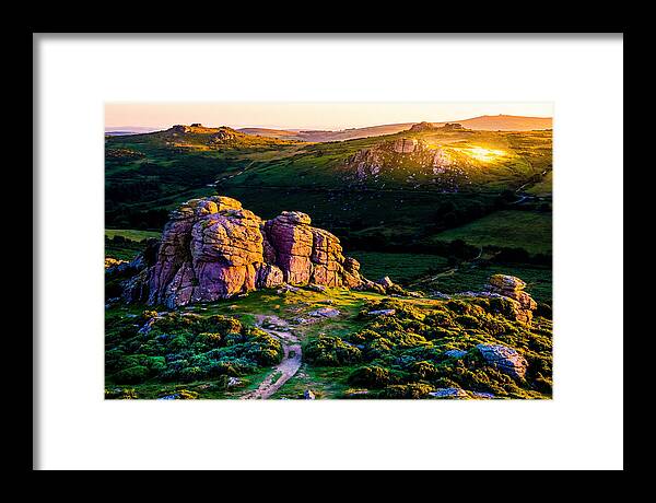 Golden Hour Over Haytor Rocks