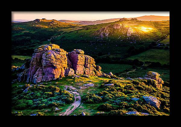 Golden Hour Over Haytor Rocks