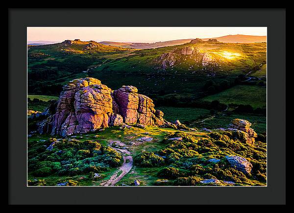 Golden Hour Over Haytor Rocks