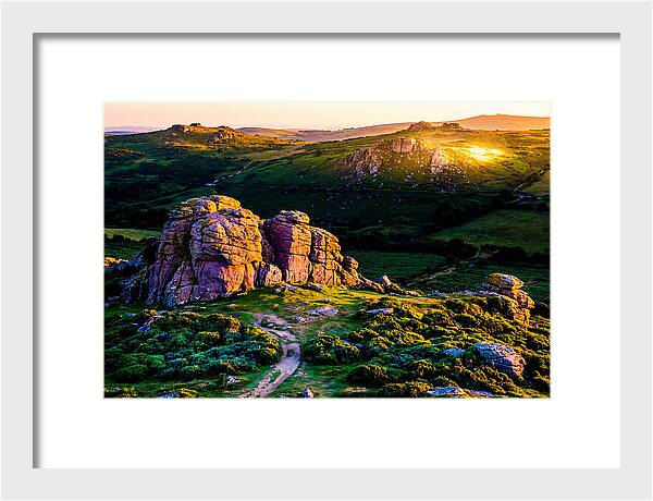 Golden Hour Over Haytor Rocks