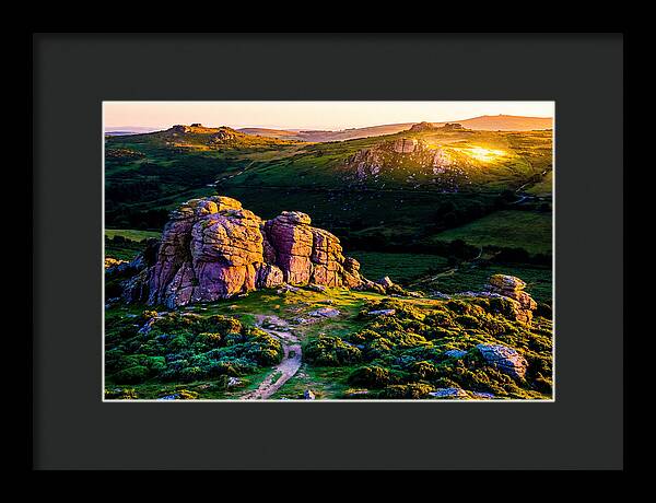 Golden Hour Over Haytor Rocks