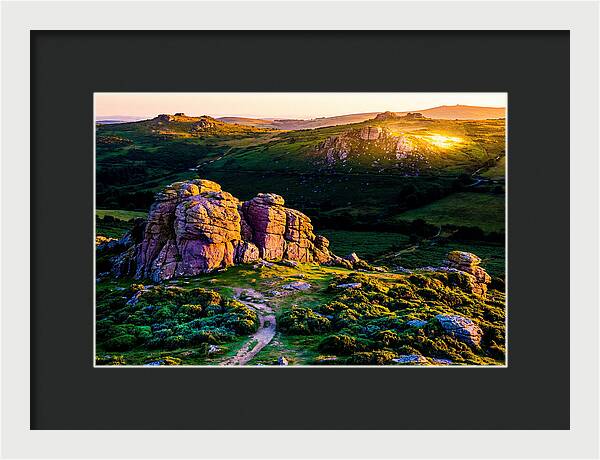 Golden Hour Over Haytor Rocks