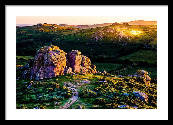 Golden Hour Over Haytor Rocks