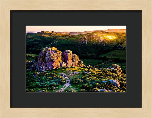 Golden Hour Over Haytor Rocks