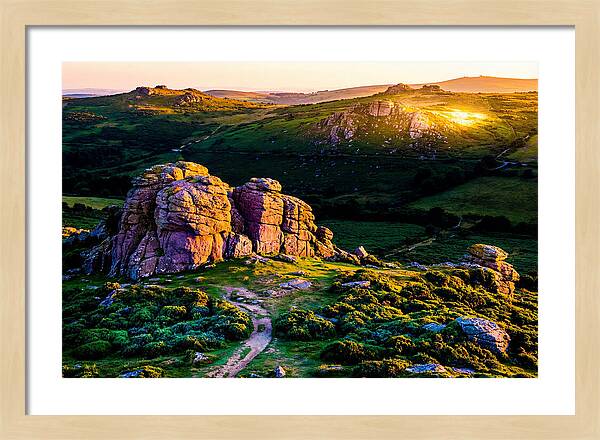 Golden Hour Over Haytor Rocks