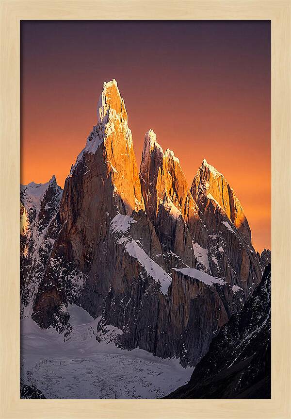 Golden Hour Over Iconic Peaks