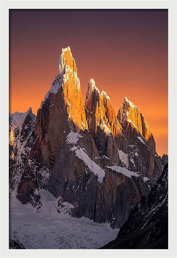 Golden Hour Over Iconic Peaks