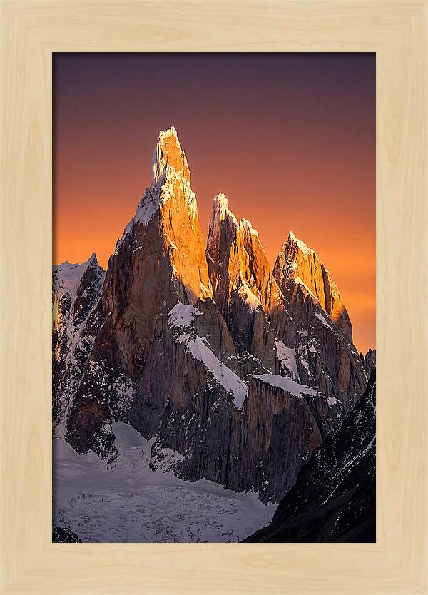 Golden Hour Over Iconic Peaks