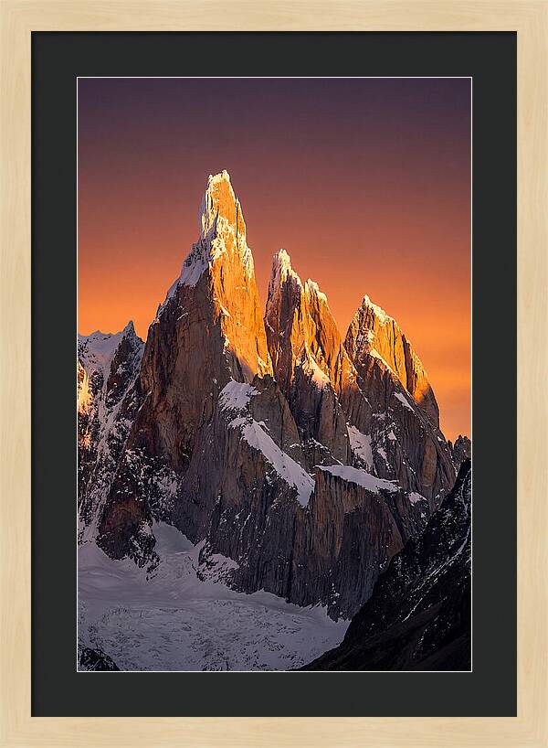 Golden Hour Over Iconic Peaks