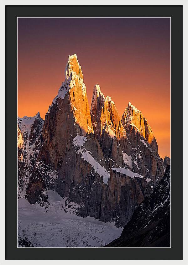 Golden Hour Over Iconic Peaks