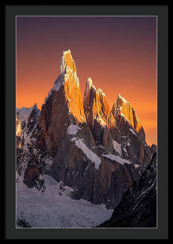 Golden Hour Over Iconic Peaks