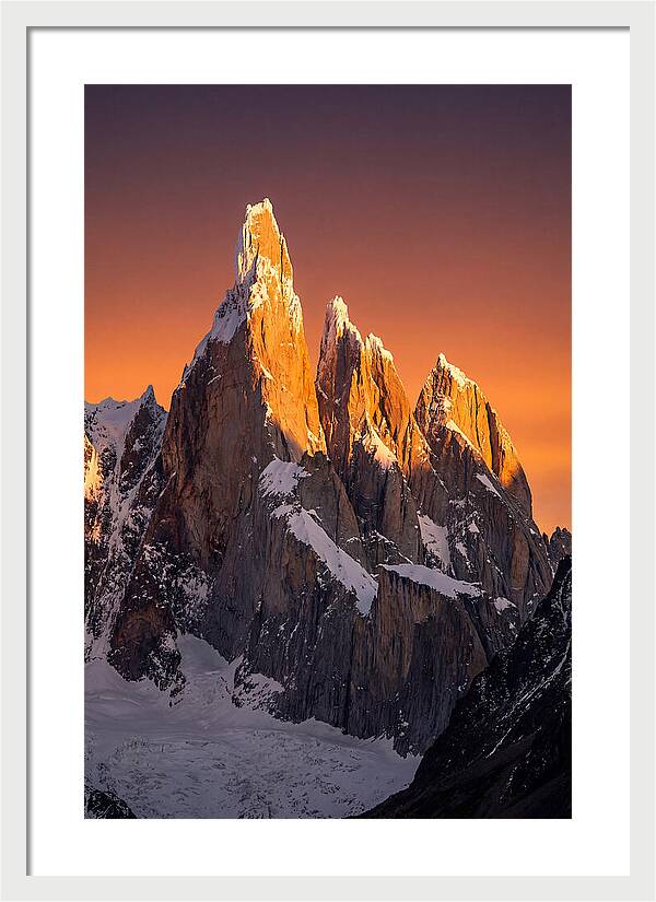 Golden Hour Over Iconic Peaks