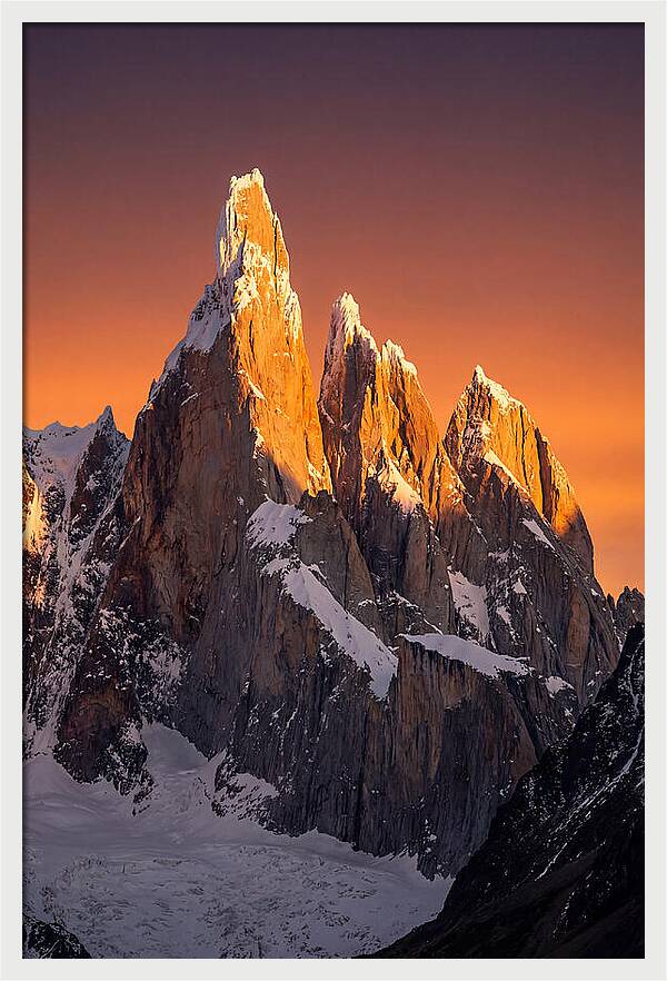 Golden Hour Over Iconic Peaks