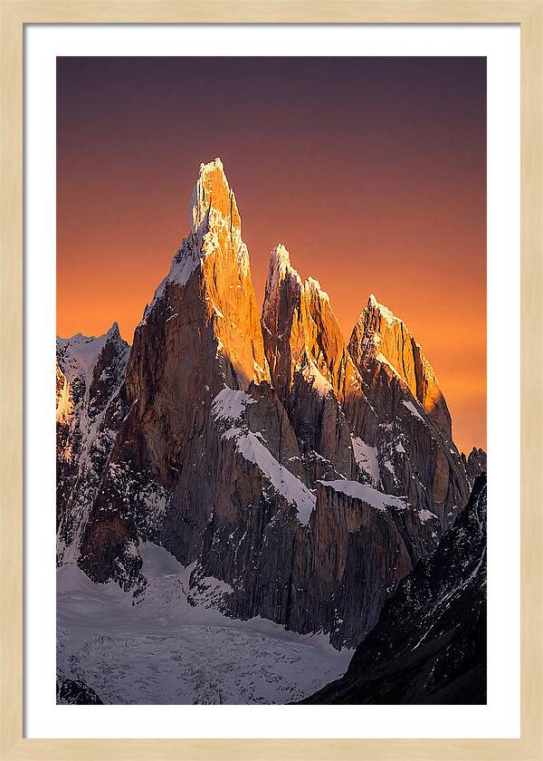Golden Hour Over Iconic Peaks