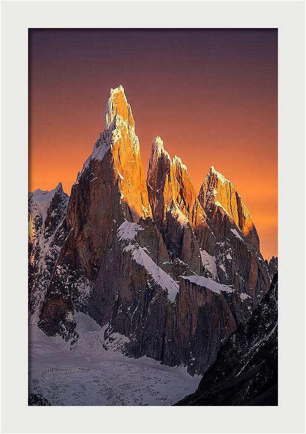 Golden Hour Over Iconic Peaks