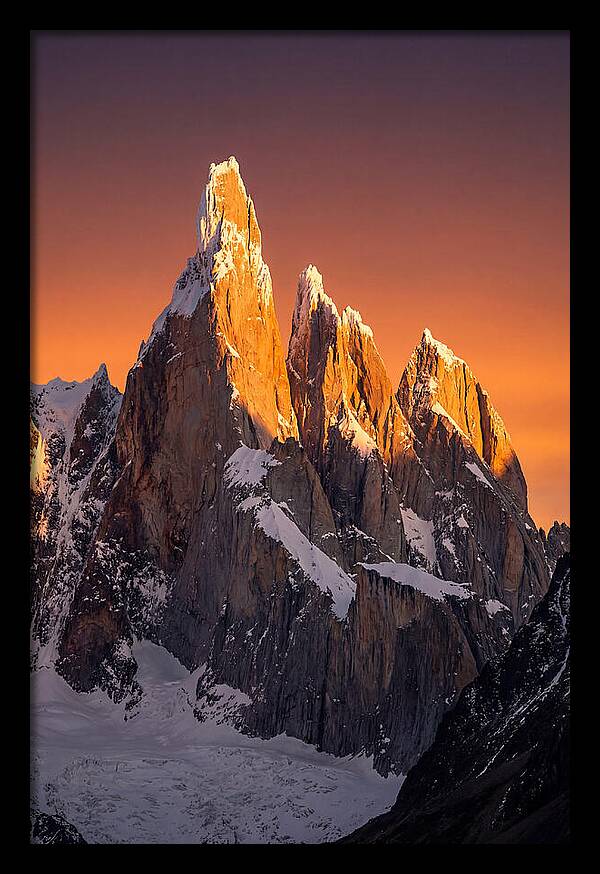Golden Hour Over Iconic Peaks