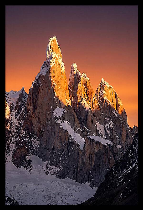 Golden Hour Over Iconic Peaks