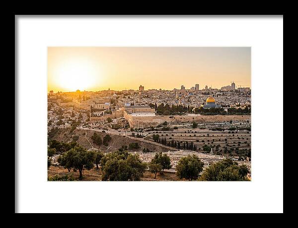 Golden Hour Over Jerusalem