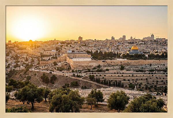 Golden Hour Over Jerusalem