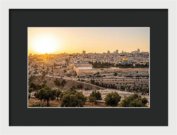 Golden Hour Over Jerusalem