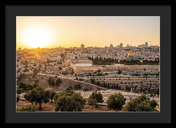 Golden Hour Over Jerusalem