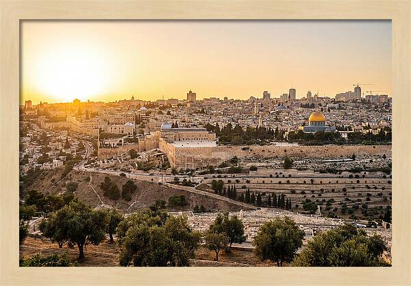 Golden Hour Over Jerusalem