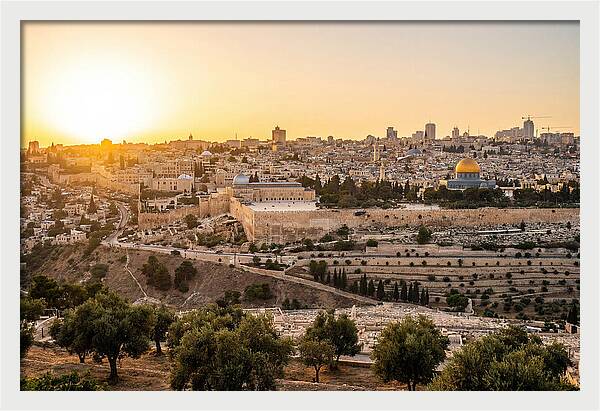 Golden Hour Over Jerusalem