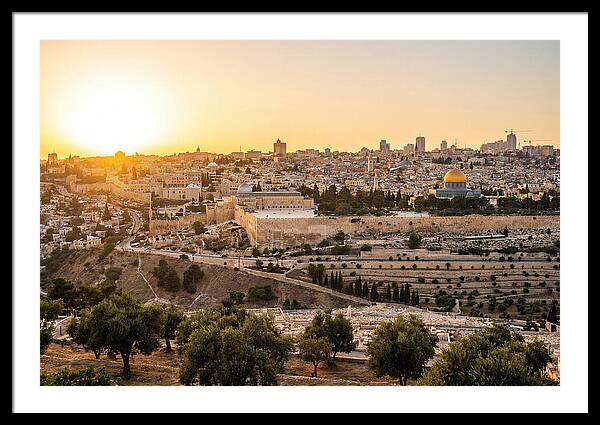 Golden Hour Over Jerusalem
