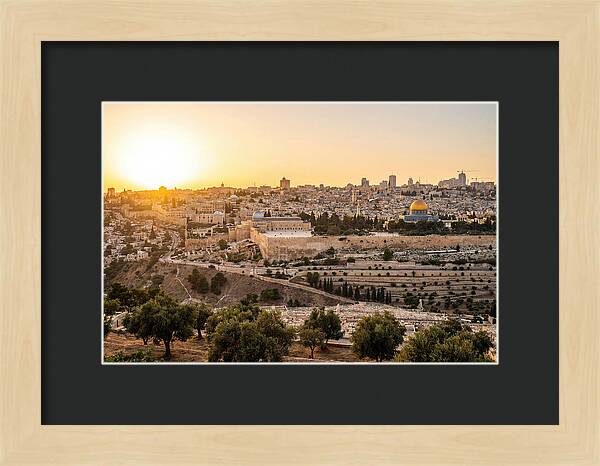 Golden Hour Over Jerusalem