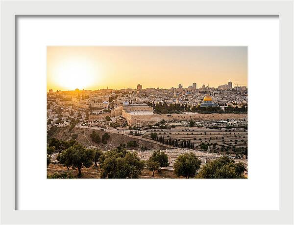 Golden Hour Over Jerusalem