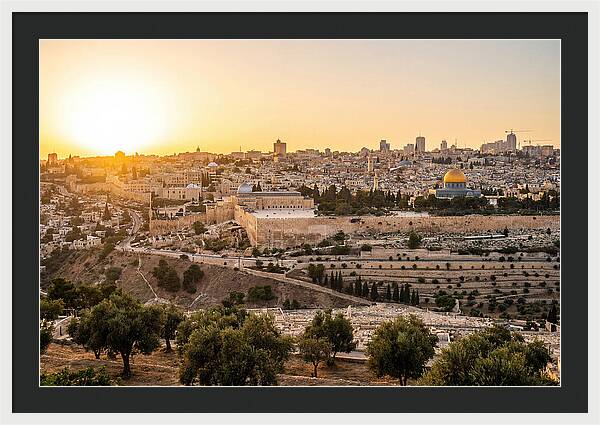 Golden Hour Over Jerusalem