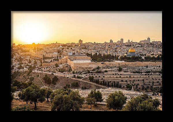 Golden Hour Over Jerusalem
