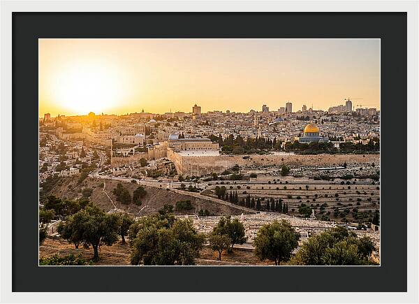 Golden Hour Over Jerusalem