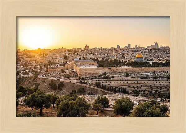Golden Hour Over Jerusalem