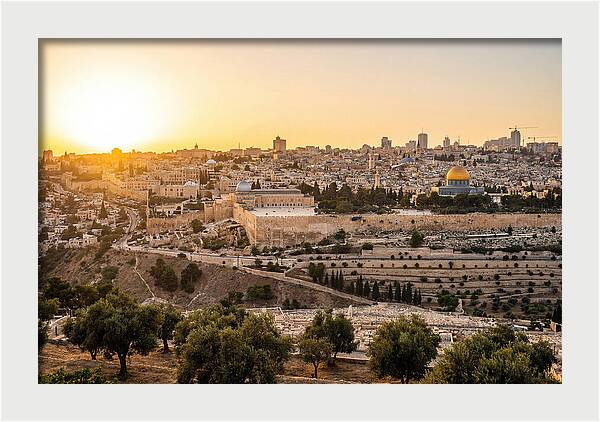 Golden Hour Over Jerusalem