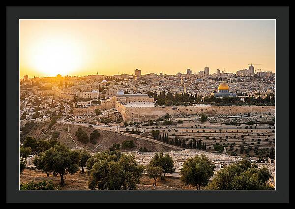 Golden Hour Over Jerusalem