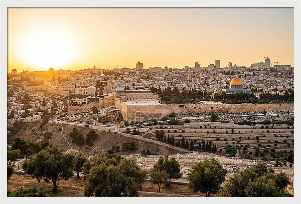 Golden Hour Over Jerusalem