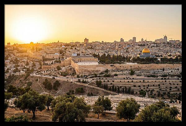 Golden Hour Over Jerusalem