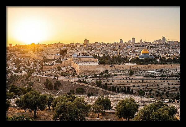 Golden Hour Over Jerusalem