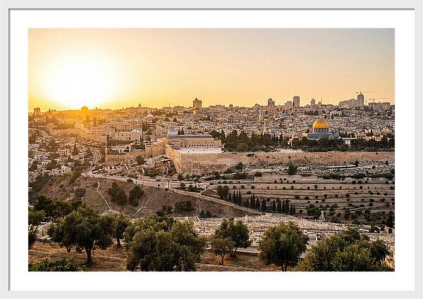 Golden Hour Over Jerusalem