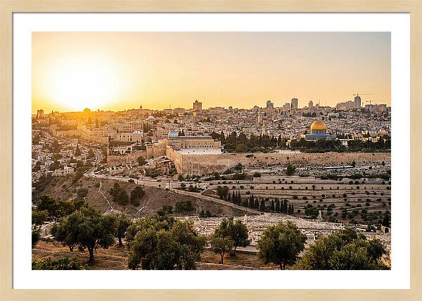 Golden Hour Over Jerusalem