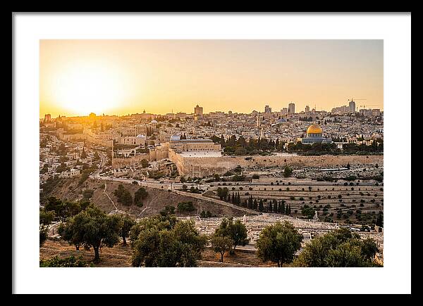 Golden Hour Over Jerusalem