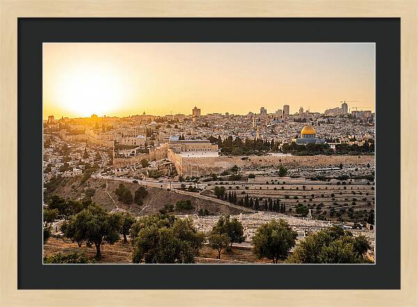 Golden Hour Over Jerusalem