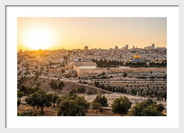 Golden Hour Over Jerusalem