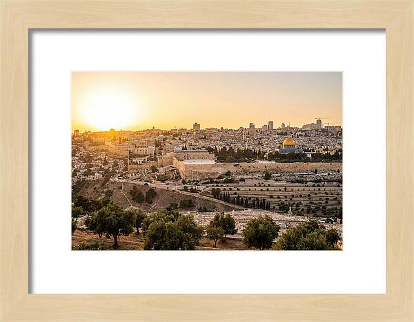 Golden Hour Over Jerusalem