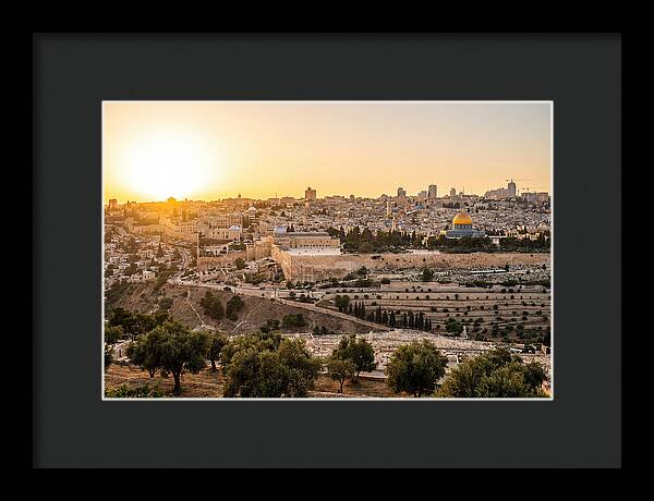Golden Hour Over Jerusalem