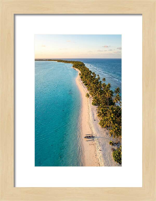 Golden Hour Over Kiribati Lagoon