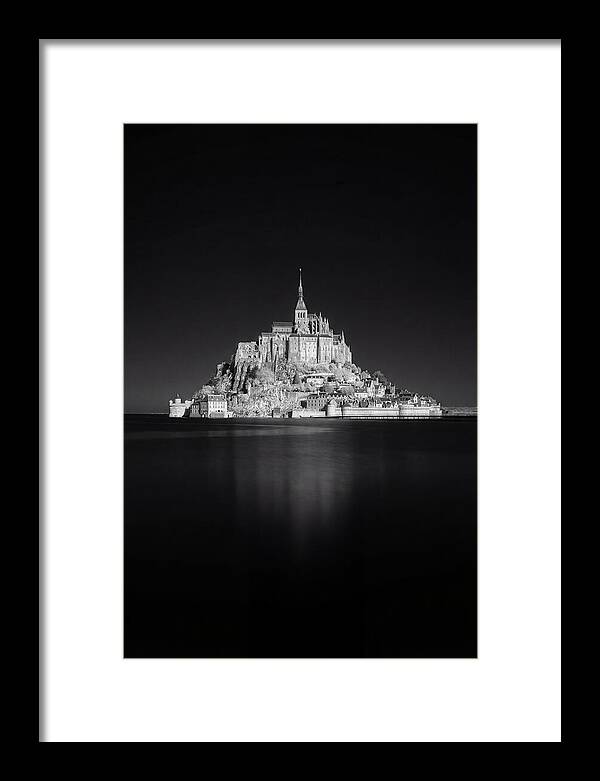 Golden Hour Over Mont Saint Michel