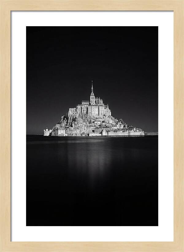 Golden Hour Over Mont Saint Michel